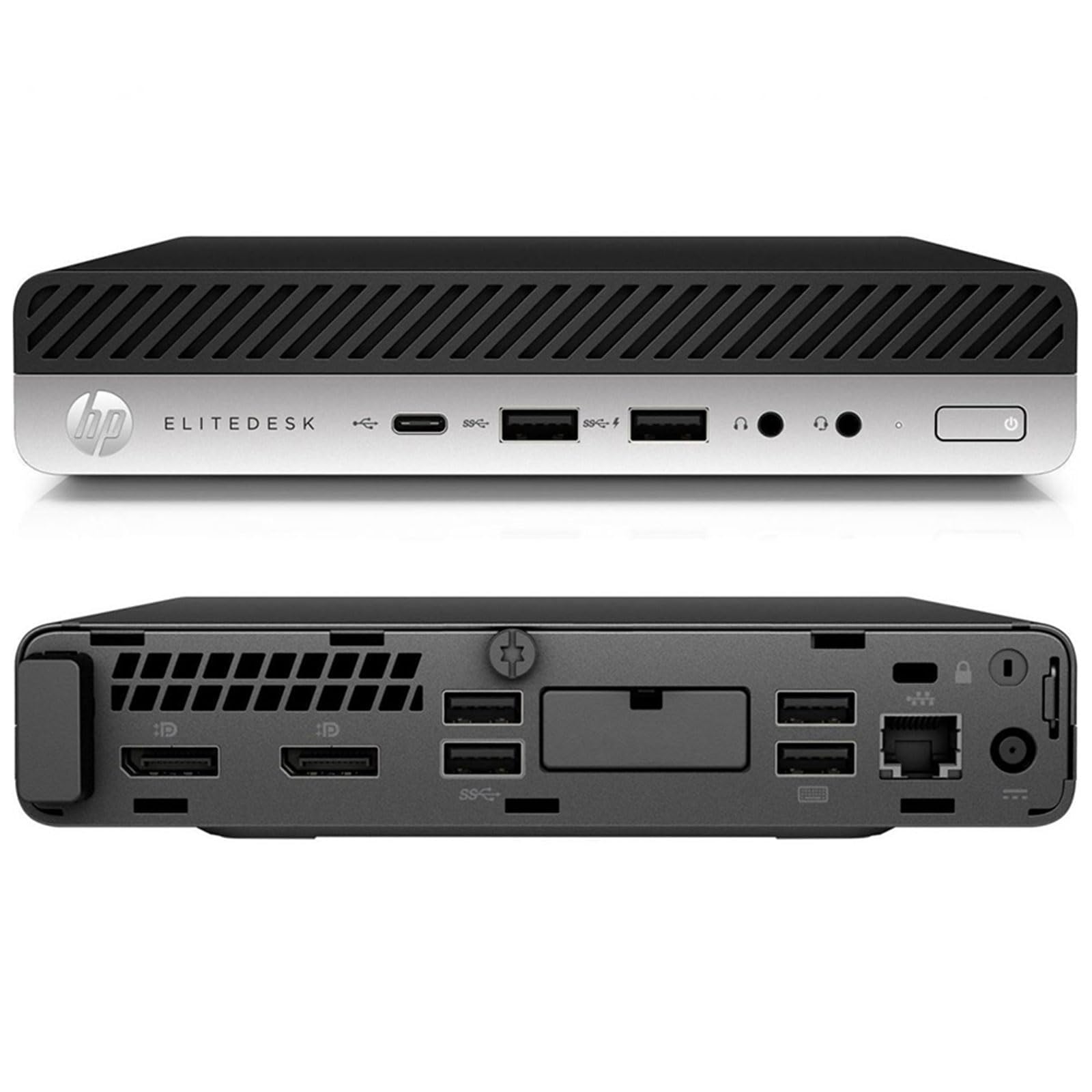 PC FISSO RICONDIZIONATO HP ELITEDESK 800 G5 USFF, INTEL I5-9500T, 16GB DI RAM DDR4, SSD 256GB, USB 3.2, GIGABIT, DISPLAY PORT, WIN11